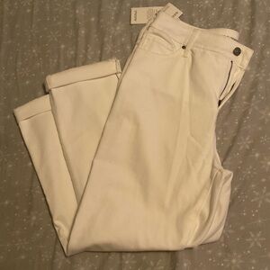Chico's Classic White Straight Leg Jeans